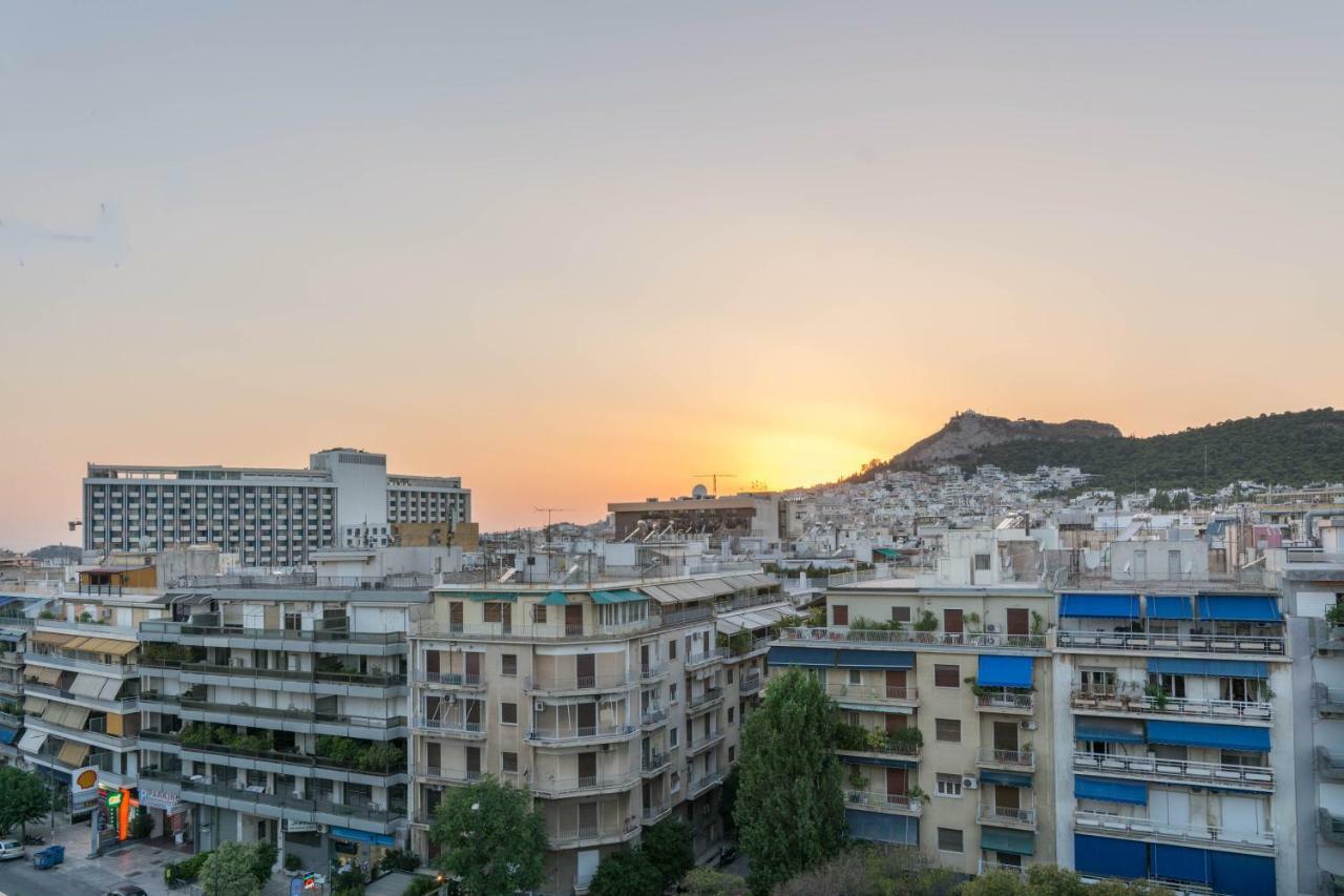 Top Floor Studio Near Metro&View&200Mbps Атина Екстериор снимка